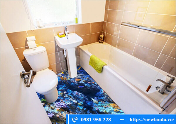 Cách thiết kế gạch ốp tường phòng tắm đẹp tinh tế