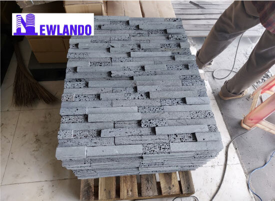 Đá ghép ong xám ốp tường trang trí MT-DG00001