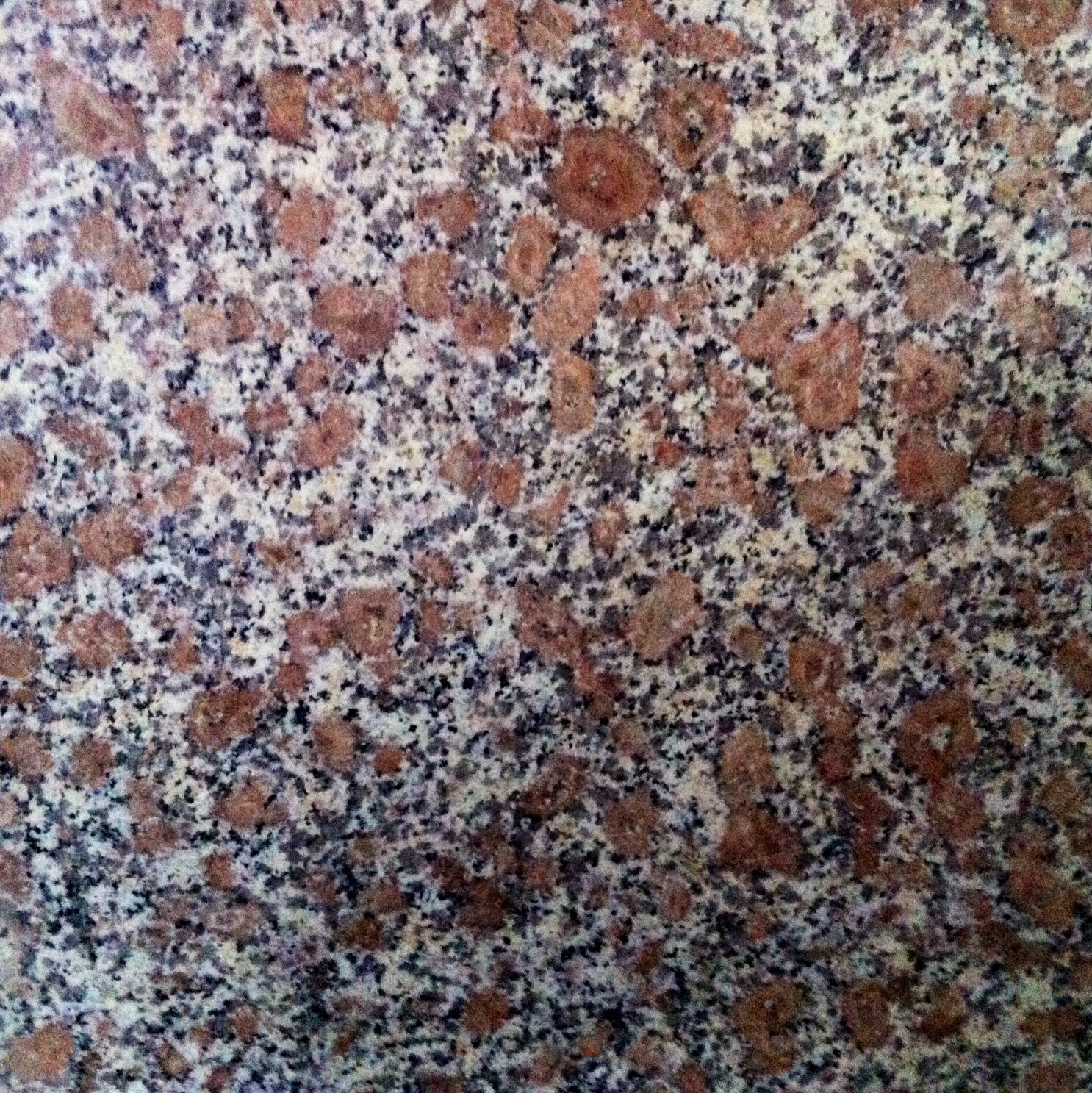 Đá Granite - Đỏ hoa tròn