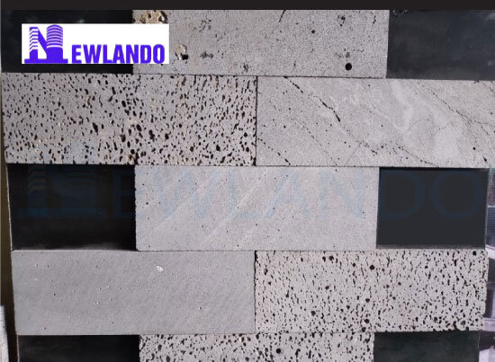 đa ong xám ốp tường 3D đá quy cách 10x30cm MT-DO00002