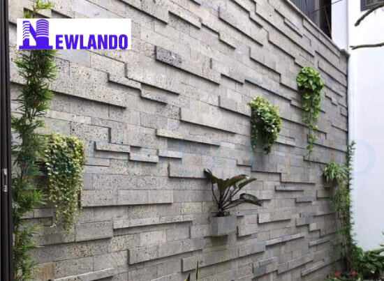 Đá ong xám ốp tường 3D đa quy cách 5x20cm MT-DO00007
