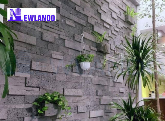 Đá ong xám ốp tường 3D trang trí đa quy cách 5x30cm MT-DO00015