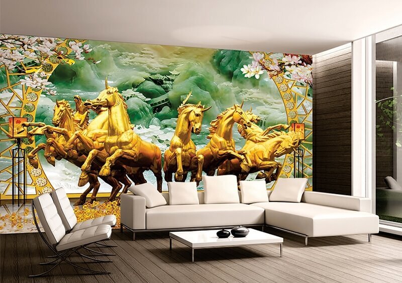 Gạch tranh, gạch 3d trang trí nhà ở hiện đại