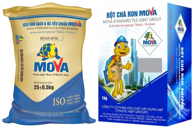 Keo dán chít gạch Mova khắc phục được mọi nhược điểm của phương pháp thi công truyền thống