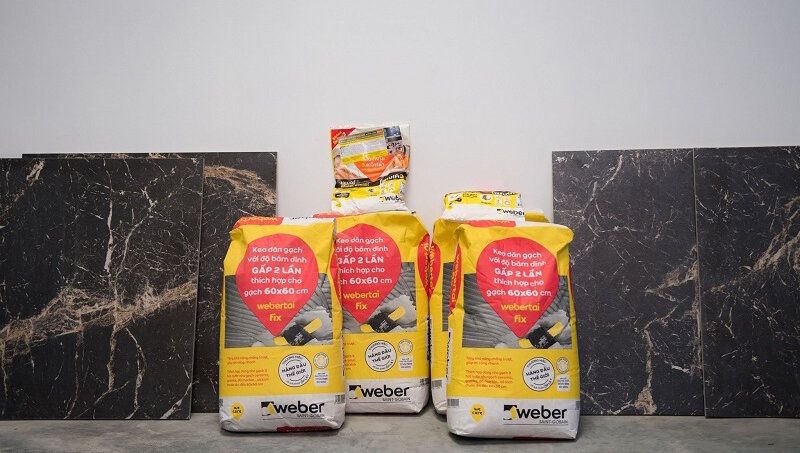 Keo dán gạch Weber có những ưu điểm vượt trội nào?