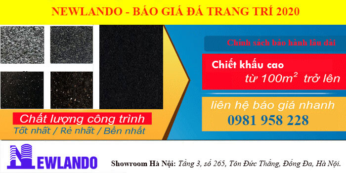 Newlando - Báo giá đá trang trí năm 2021