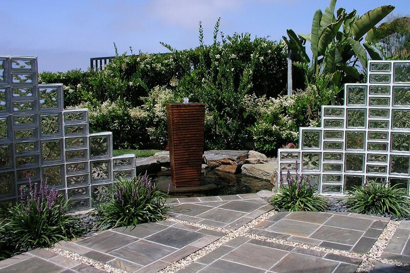 Ý tưởng trang trí với gạch block kính cực độc đáo